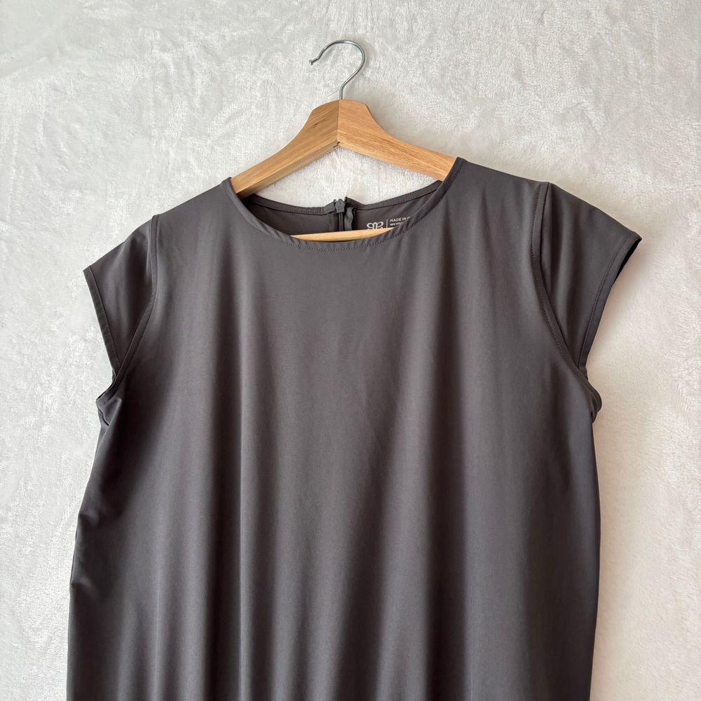 Albion Fit Womens gray casual Jetset jogger short sleeve JUMPSUIT Size‎ small - Picture 2 of 13